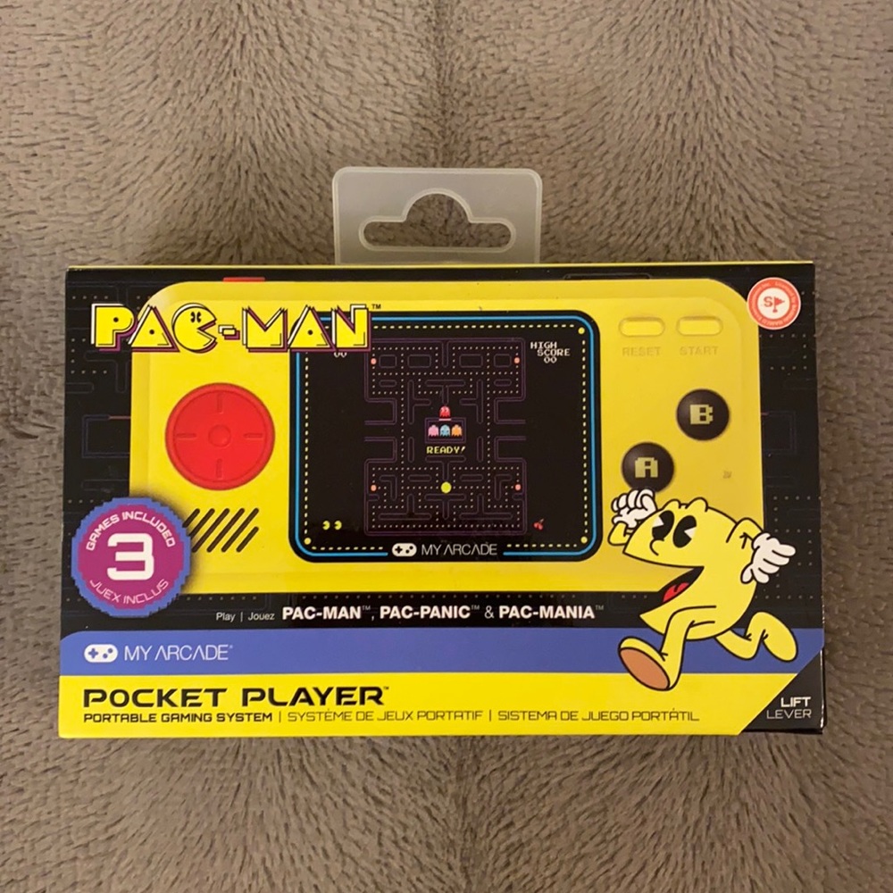 New in box Pac-Man Pocket Player